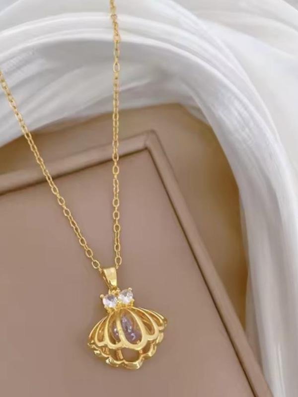 Golden Seashell Necklace