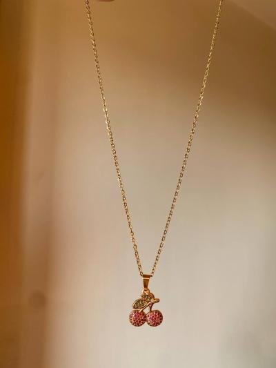 Cherry Dots Necklace