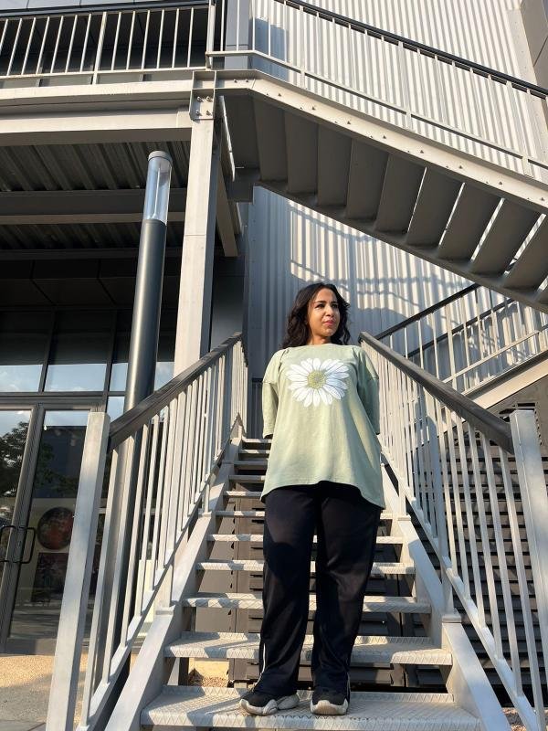 Mint green oversized t-shirt