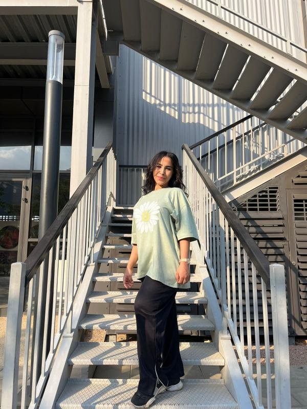 Mint green oversized t-shirt