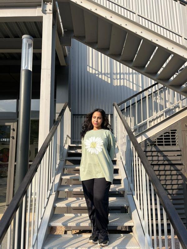 Mint green oversized t-shirt