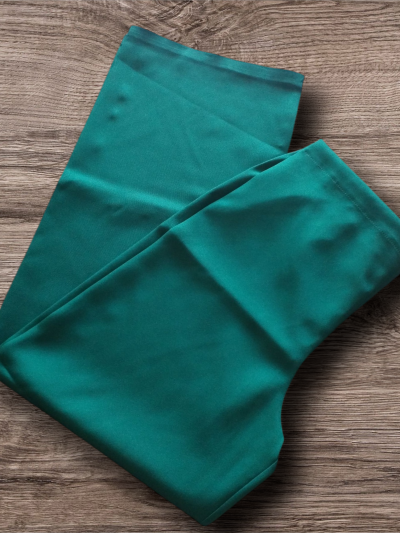 Emerald green rosalin wide-leg pants